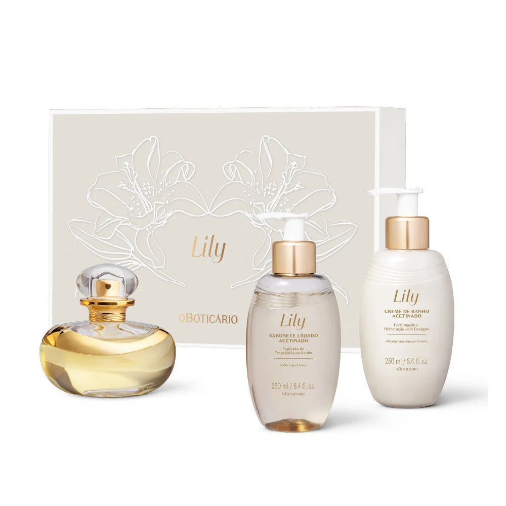 O Boticário Lily Body Gift Set