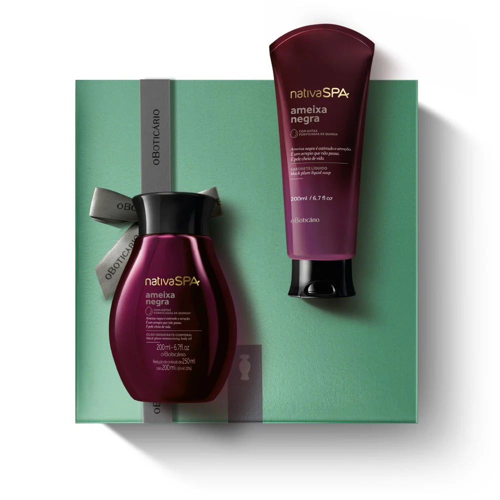 O Boticário Gift Set Nativa SPA Black Plum Hydration
