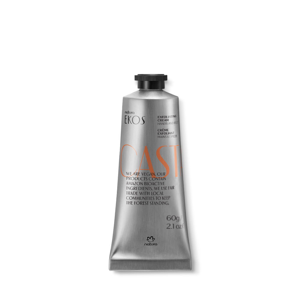 Natura, Ekos Castanha Crema Exfoliante para Manos y Pies - 60 gramos