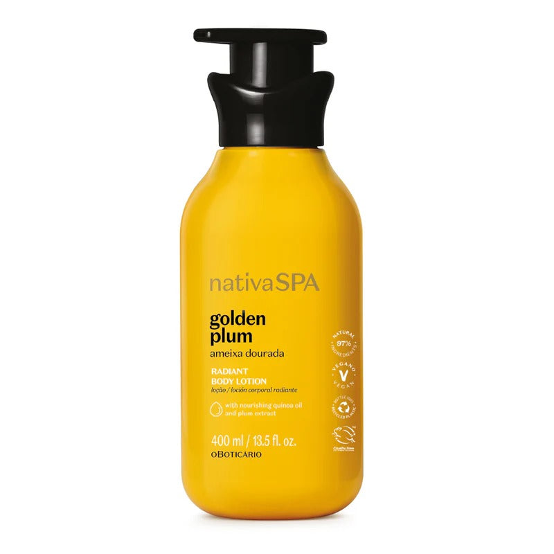O Boticário Nativa Spa Loción Hidratante Corporal Ciruela Dorada, 400ml