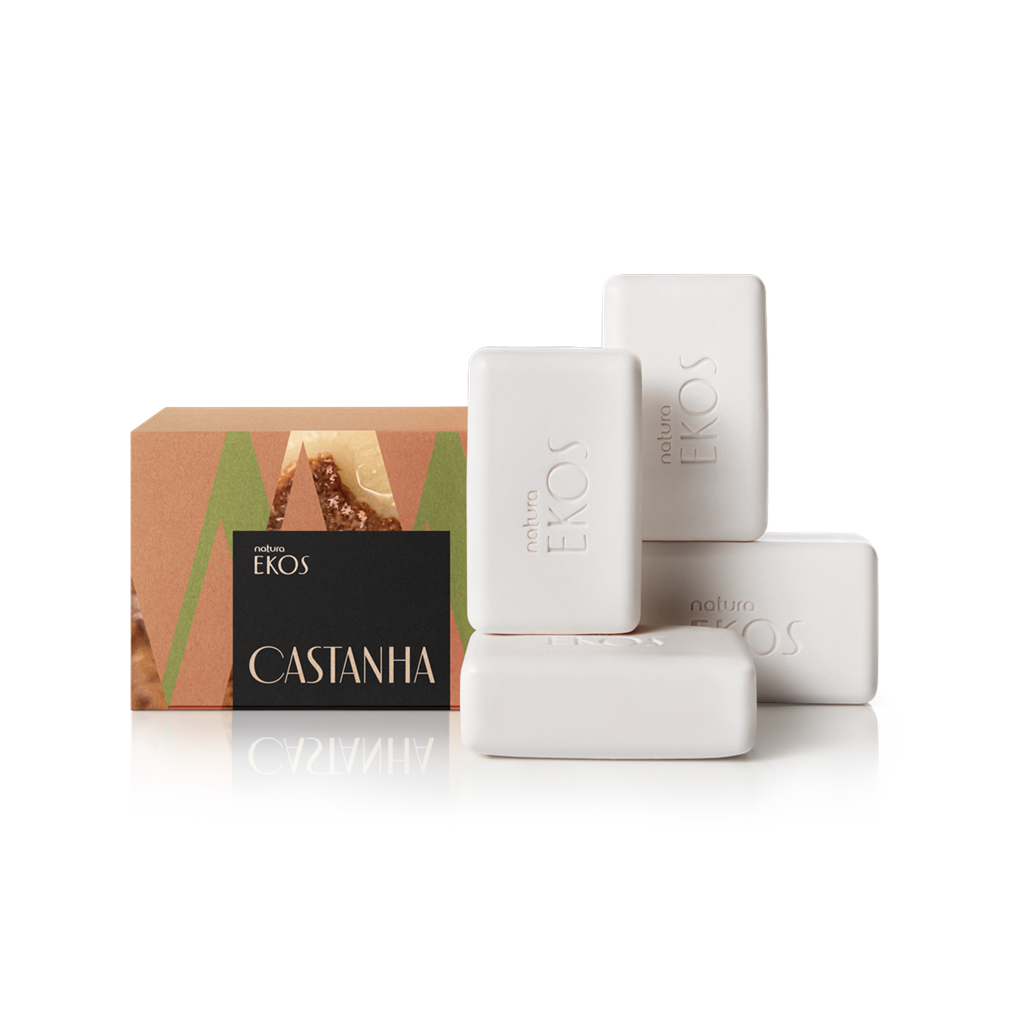 Natura, Ekos Castanha Creamy Soap Sets - 4 x 100 gram