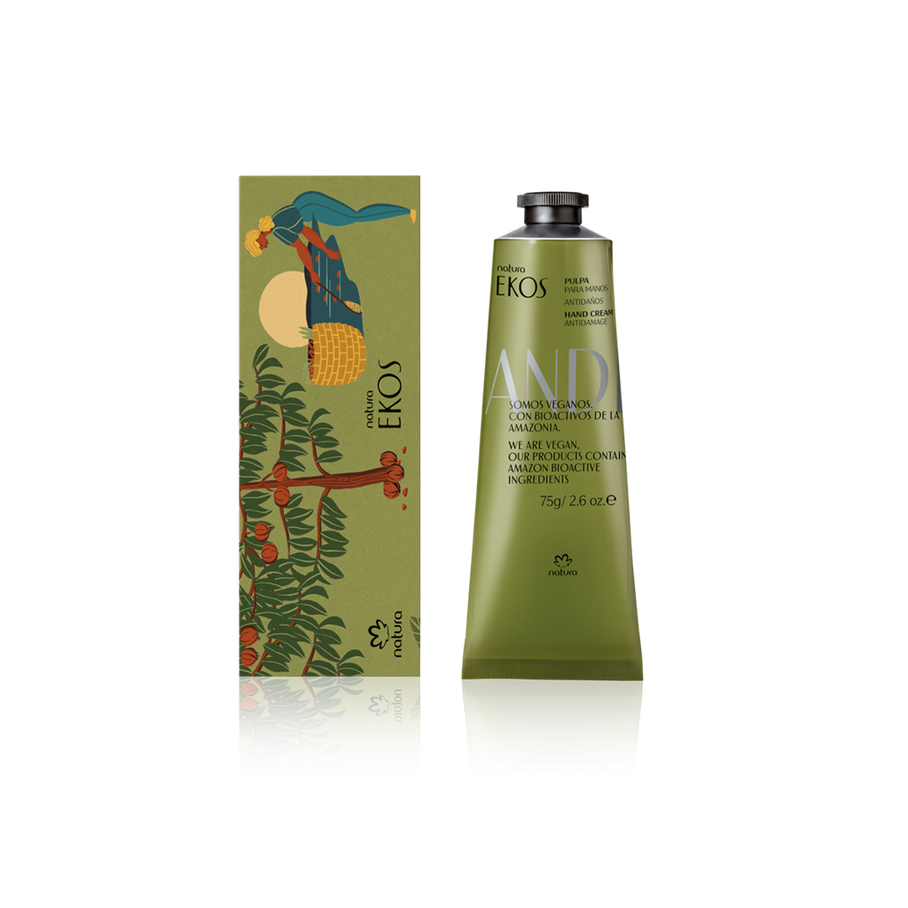 Natura, Ekos Bálsamo cremoso para manos Andiroba-75 gramos