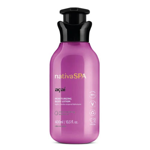 O Boticário Nativa SPA Acai Moisturizing Lotion, 400ml