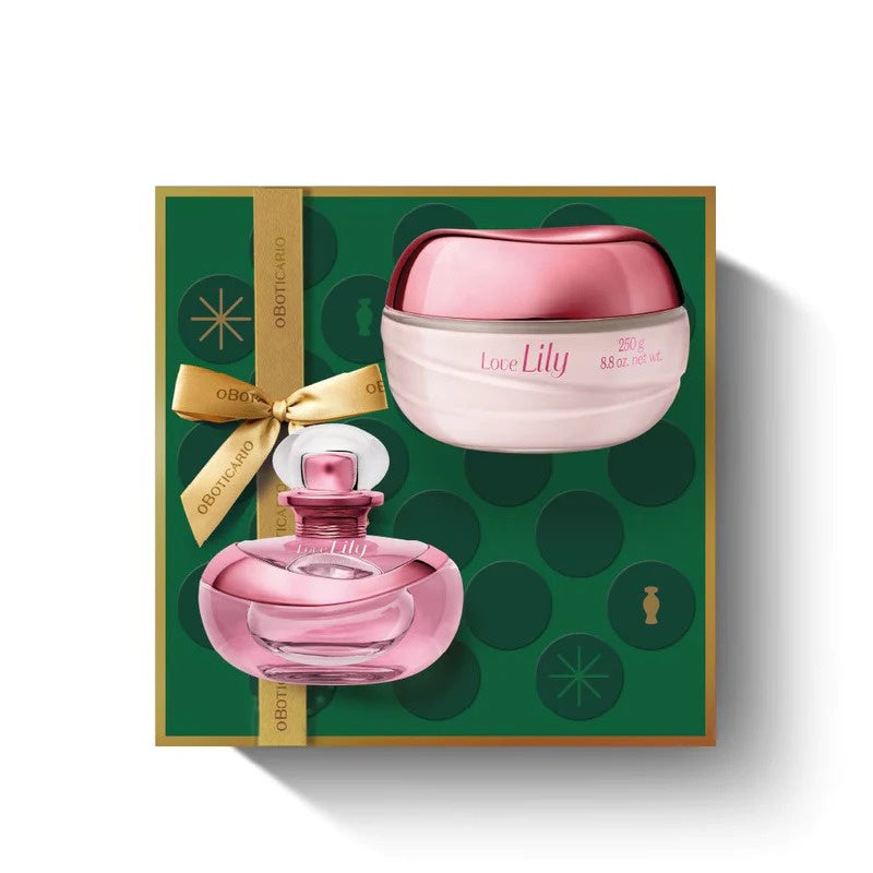 O Boticário Set Love Lily EDP 75ml + Crema Satinada Hidratante Corporal 250g