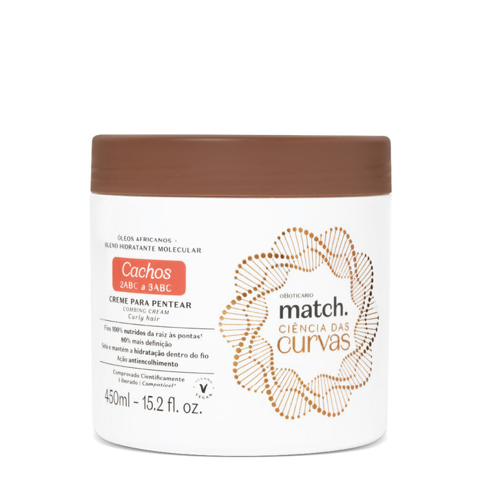O Boticario, Match Curls Science Curls Styling Cream, 450ml