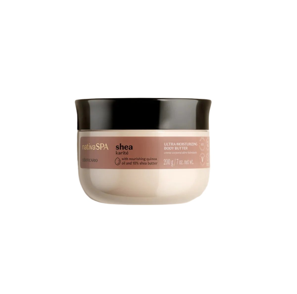 O Boticário Nativa Spa Shea Butter Ultra Moisturizing Cream, 200g