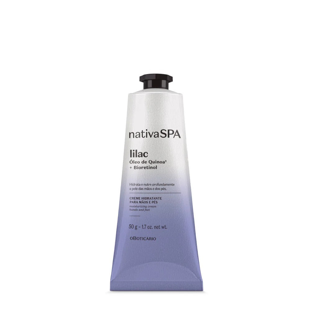 O Boticário Nativa SPA Crema Hidratante Lila para Manos y Pies, 50g
