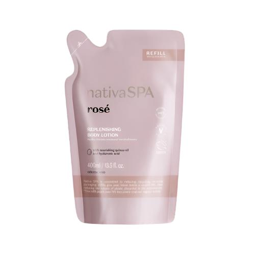 O Boticário Nativa Spa Rosé Body Moisturizing Lotion Refill, 400ml