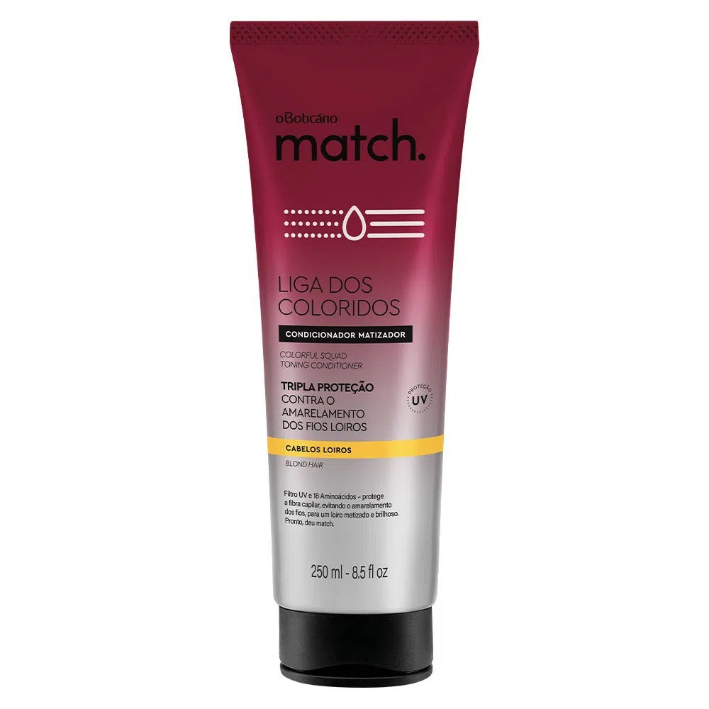 O Boticário Match Conditioner for dyed blond hair, 250ml