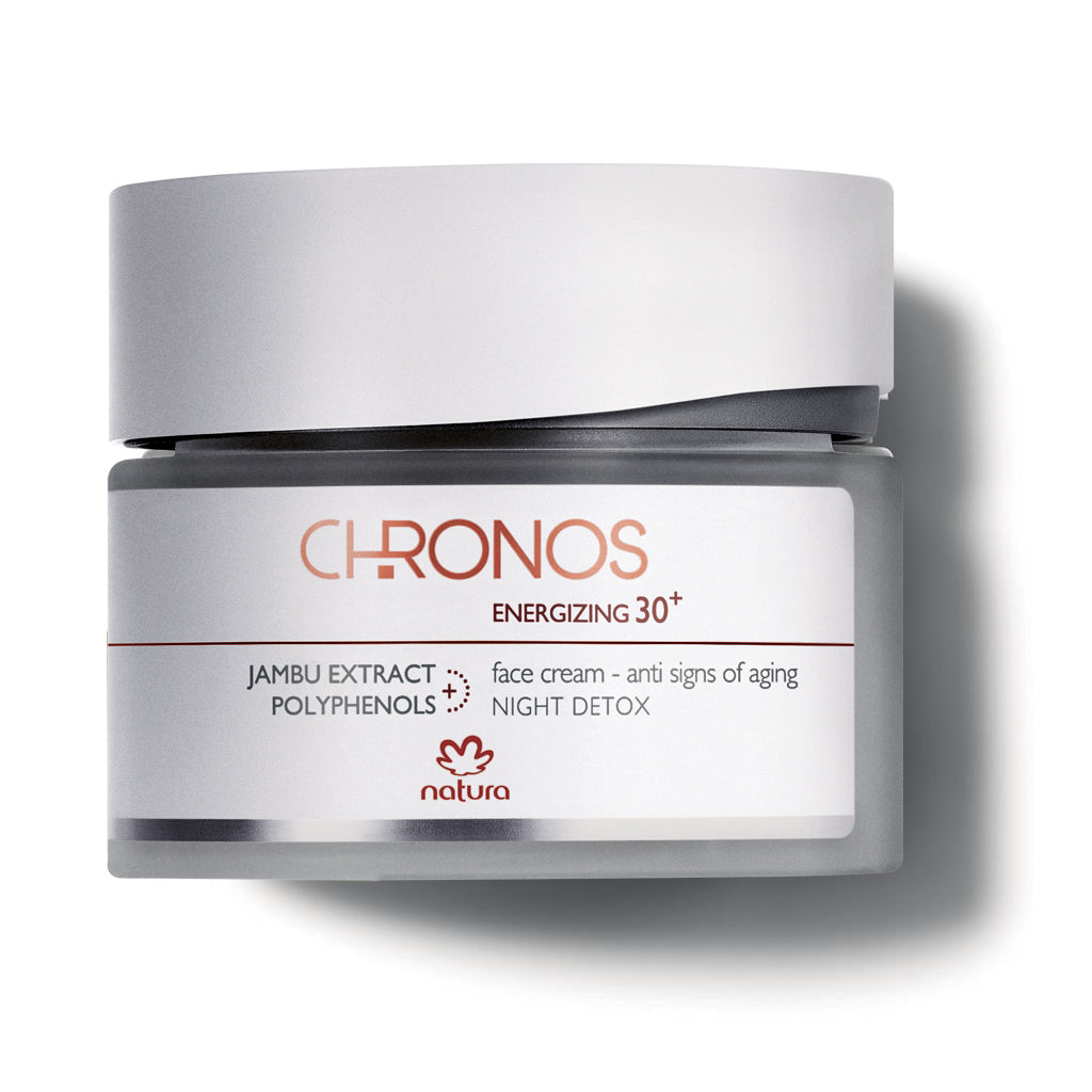 Natura, Chronos Energizing 30+ Crema facial de noche antisignos de envejecimiento - 40g