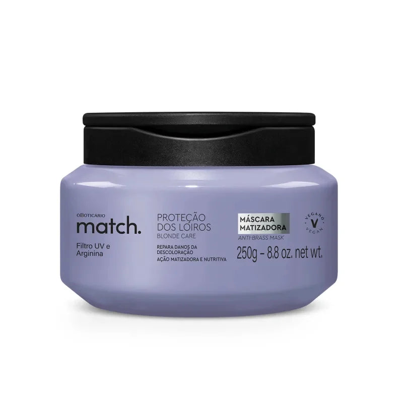 O Boticário Matizadora Match hairmask for blond hair protection, 250g