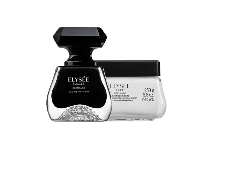 O Boticário Cofre ELYSÉE SUCCES Eau de Parfum 50 ml y Satin Creme 250 gr