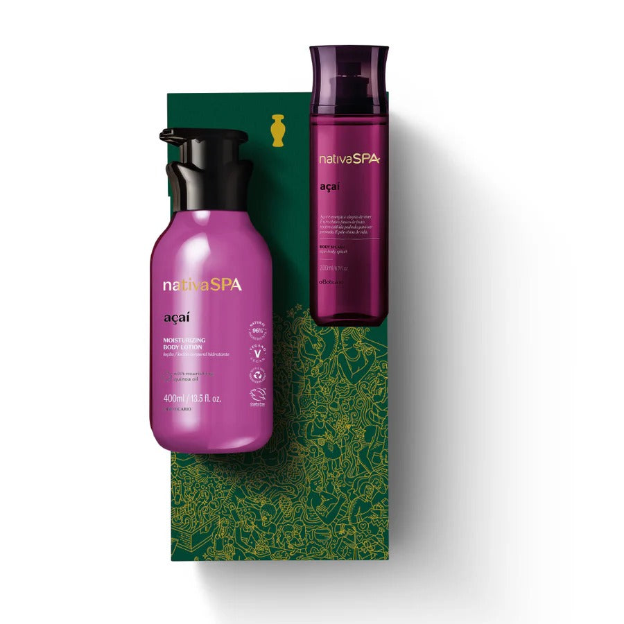 Conjunto Presente O Boticário Nativa SPA Açaí