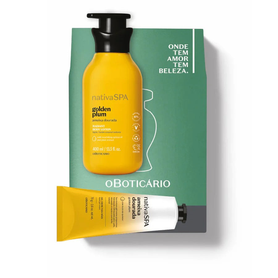 O Boticário Natal Intense Hydration Kit Nativa SPA Golden Plum