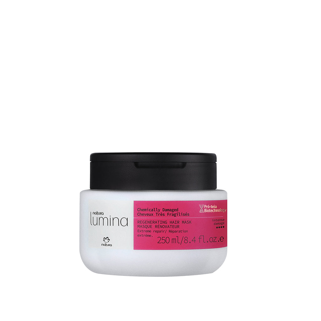 Natura, Cabello Dañado Químicamente - Mascarilla Capilar Regeneradora - Lumina- 250ml