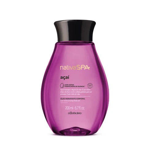 O Boticário Nativa Spa Óleo Hidratante Açaí, 200ml