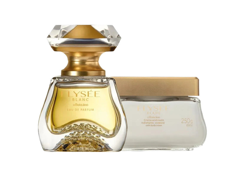 o Boticario , Geschenkset ELYSEE BLANC Eau de Parfum 50 ml en Satin Moisturizing Cream 250 gr