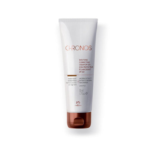 Natura, Tratamento Iluminador Chronos Spf50 - Med/Escuro