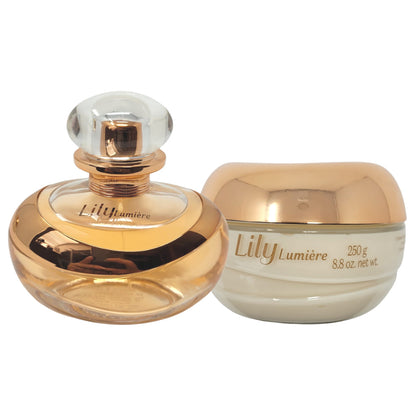 O Boticário Lily Lumière Set EDP 75ml + Body Moisturizing  Satin Crème 250g