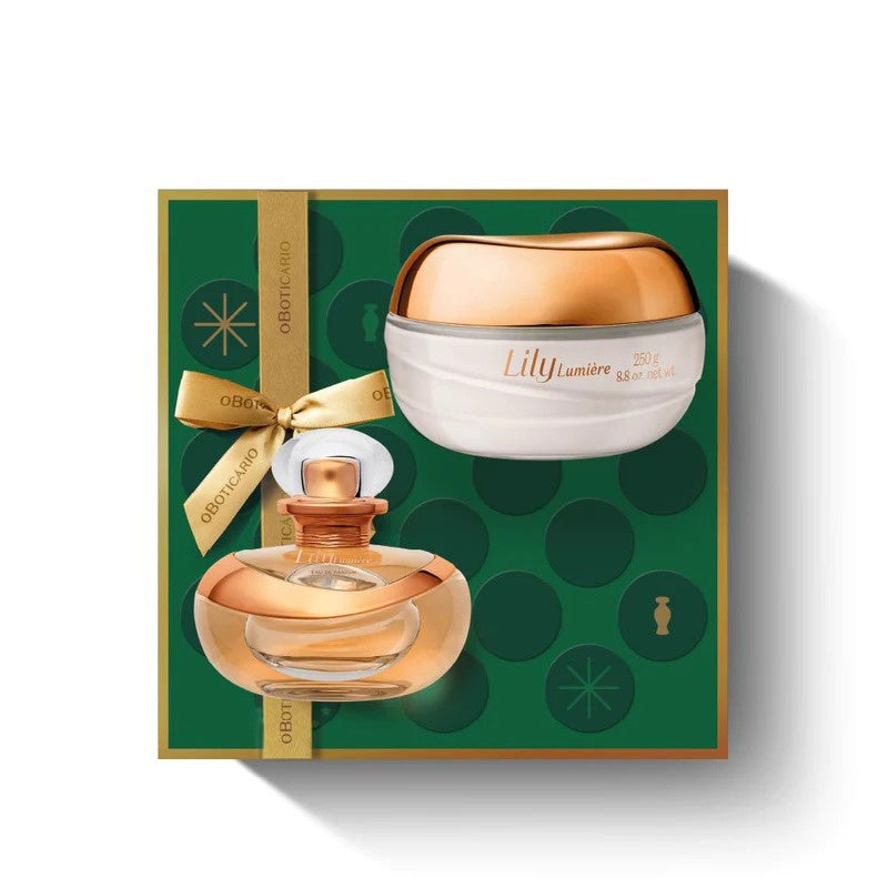 O Boticário Lily Lumière Set EDP 75ml + Body Moisturizing  Satin Crème 250g