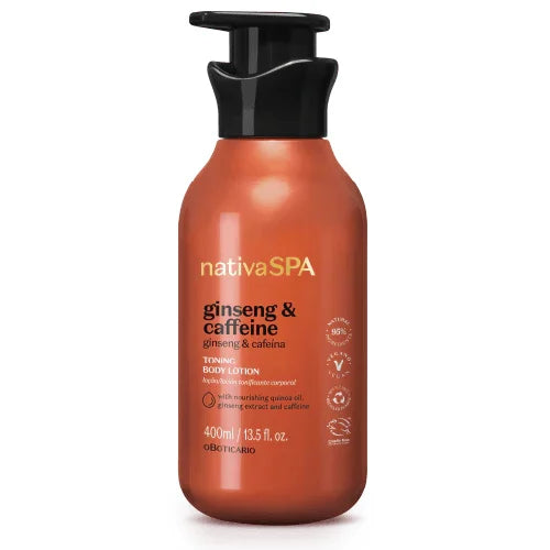 O Boticario, Nativa Spa Loción Corporal Hidratante Ginseng y Cafeína F 400ml