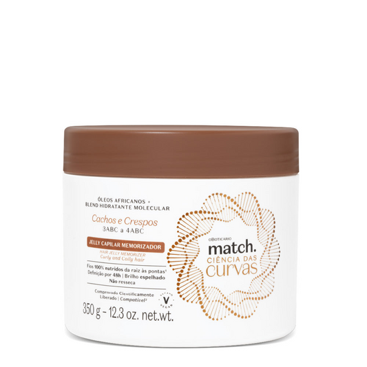 o Boticario, Match Curve Science Memorizing Hair Jelly, 350g