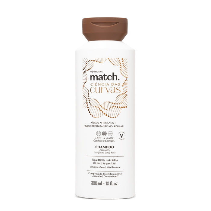 O Boticário  , Match Curl Science Shampoo for curly hair 300 ml