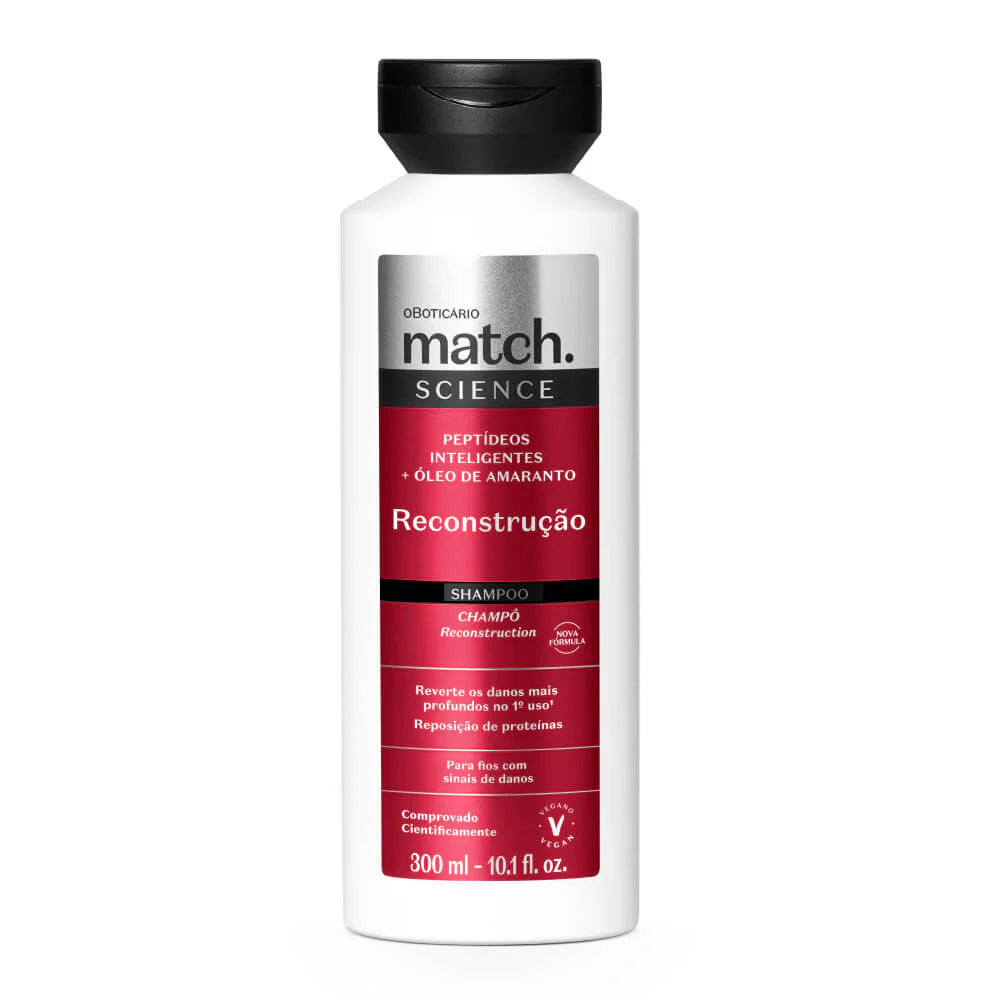 O Boticário Shampoo Match SOS Reconstruction , 300ml