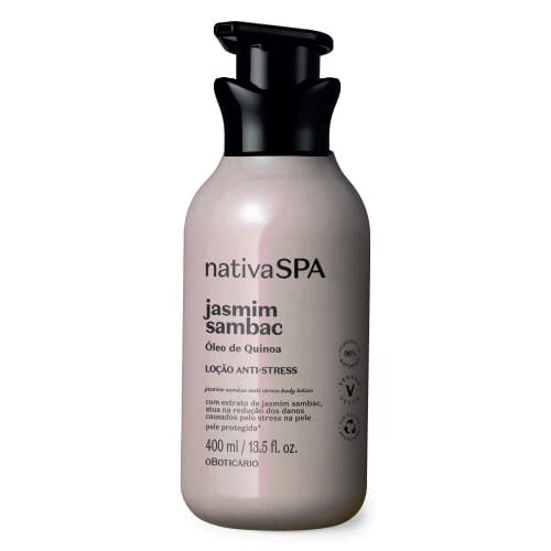 O Boticário Nativa Spa Jasmine Sambac Moisturizing Lotion, 400ml