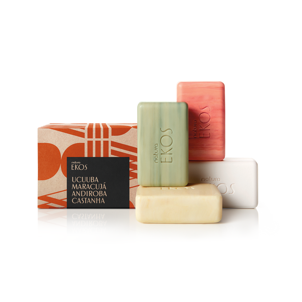 Natura, Set de Jabón Cremoso Ekos - 4 x 100 gramos