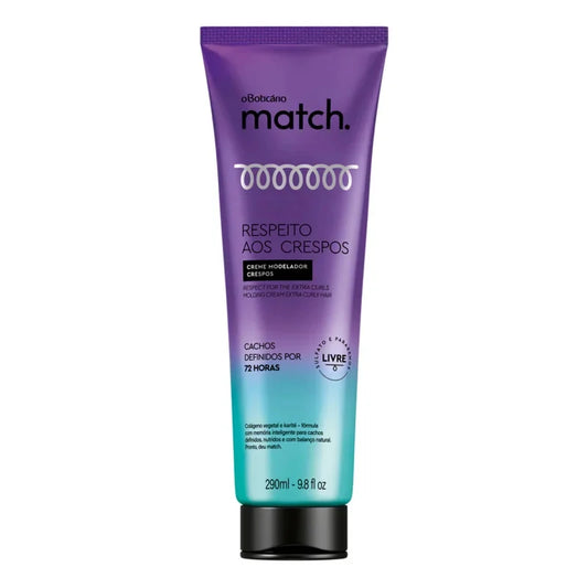 O Boticário  Match Styling Cream for Curly Hair, 290ml