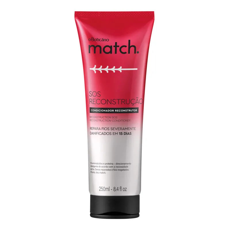 O Boticário Conditioner Match SOS Reconstruction , 250ml