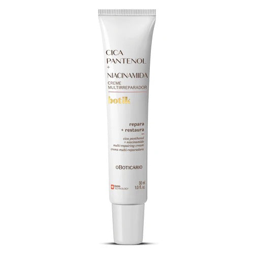 O Boticário Creme Multireparador Cica Panthenol + Niacinamide Botik, 30ml