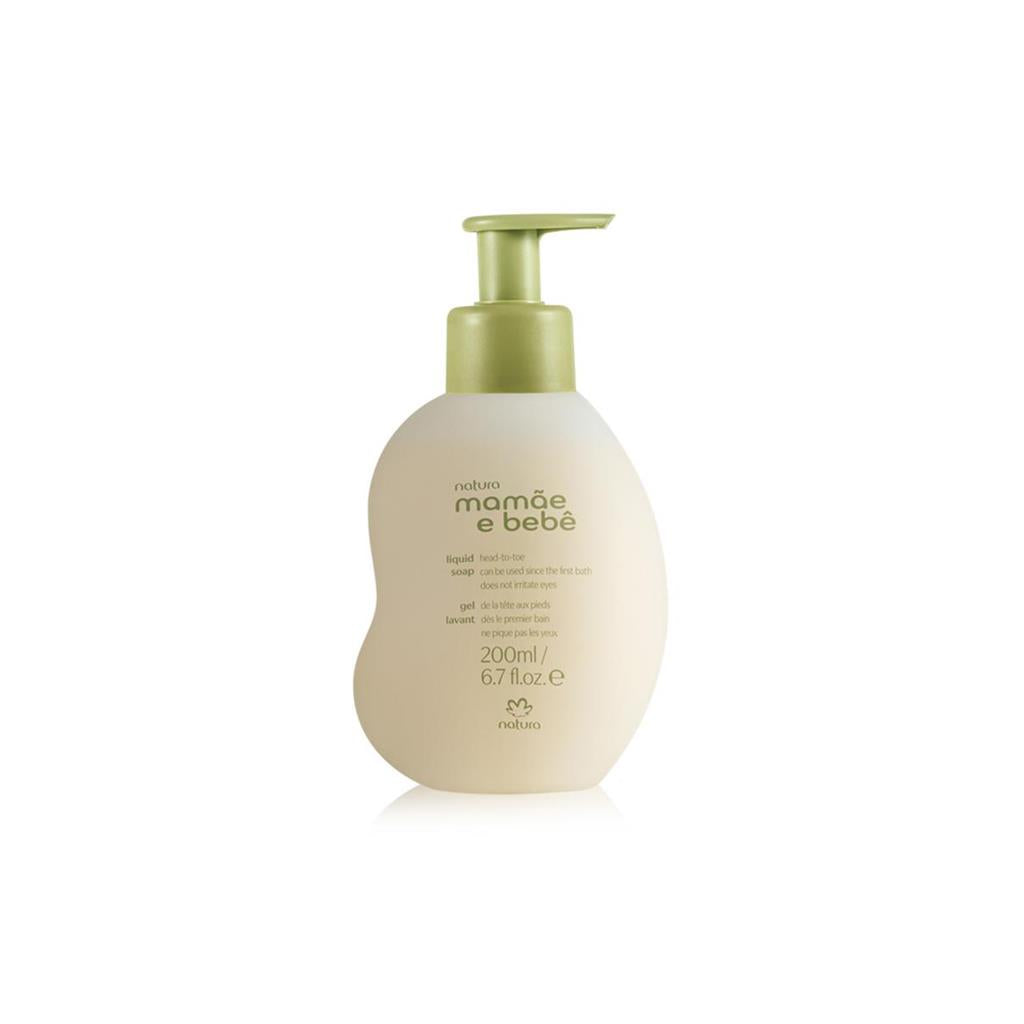 Natura, Mamae e Bebe Liquid Soap Head to Toe - 200 ml