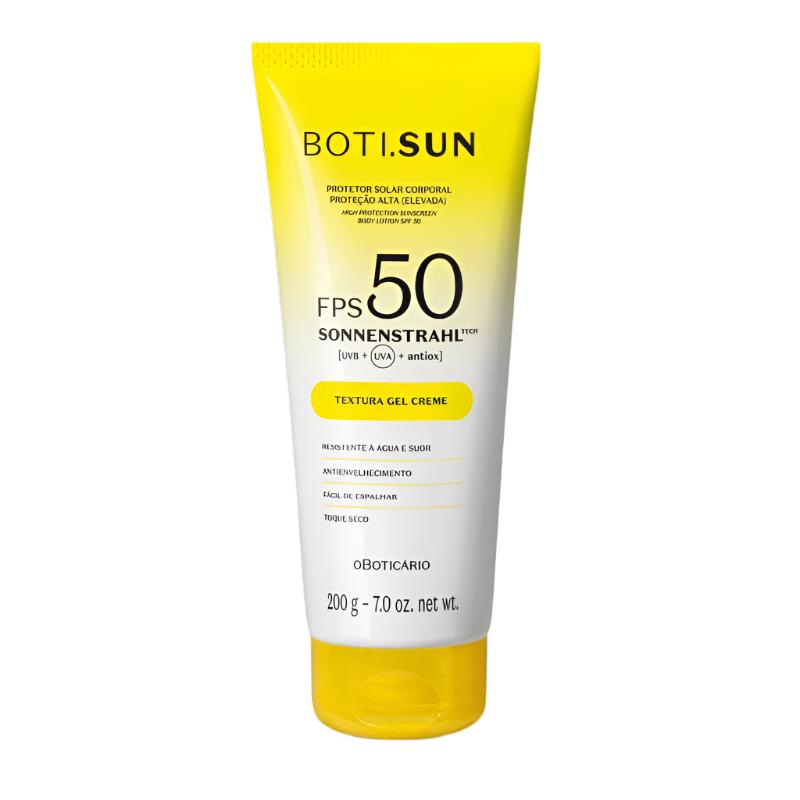 O Boticário Boti.Sun Crema Gel Protector Solar Corporal SPF50, 200g