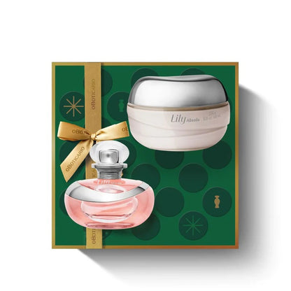 O Boticário Set Lily Absolu EDP 75 ml + Crema Satinada Hidratante Corporal 250g