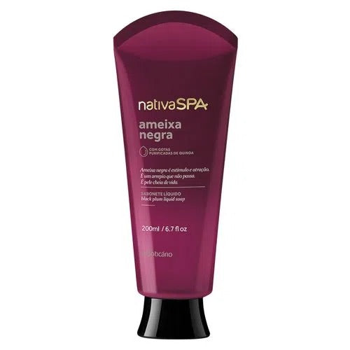 O Boticário Nativa Spa Jabón Líquido Ciruela Negra, 200g