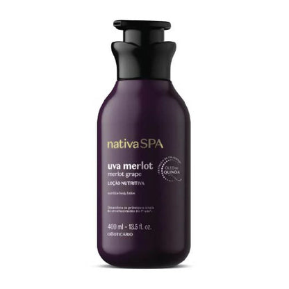 Nativa Spa Merlot Grape Body Moisturizing Lotion 400ml