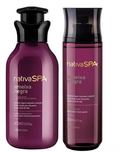 O Boticário Cadeauset Nativa SPA Zwart Pruim