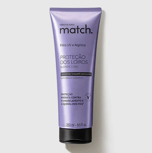 O Boticário Match Shampoo Protection For Blond Hair, 250ml