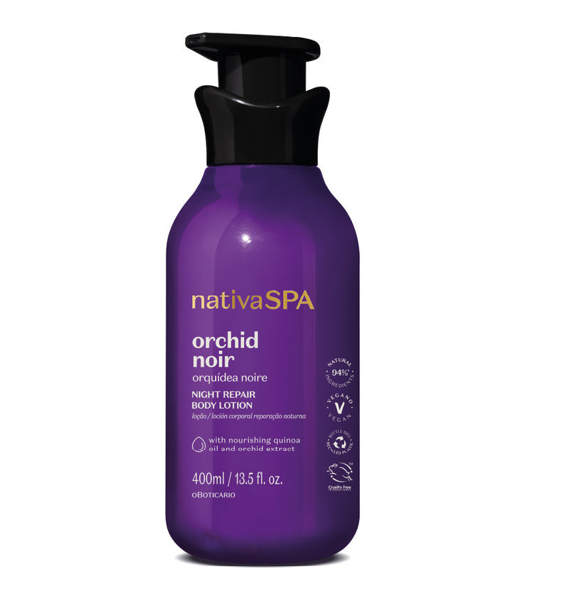 O Boticario, Loción corporal Nativa Spa Orquídea Negra, 400 ml