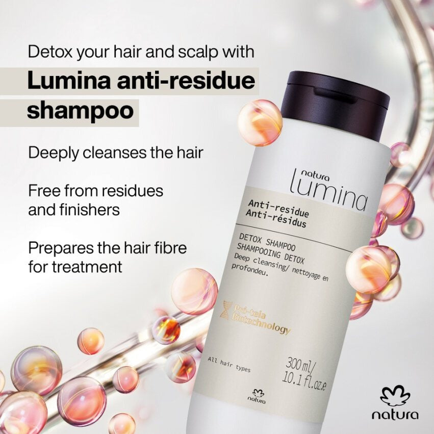 Natura Champú Anti-Residuos Detox LUMINA, 300ML