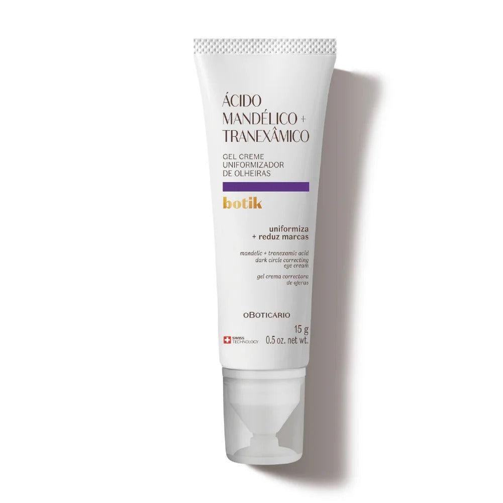 O Boticário Mandelic Acid + Tranexamic Acid Dark Circle Uniformizing Gel Cream Botik 15g