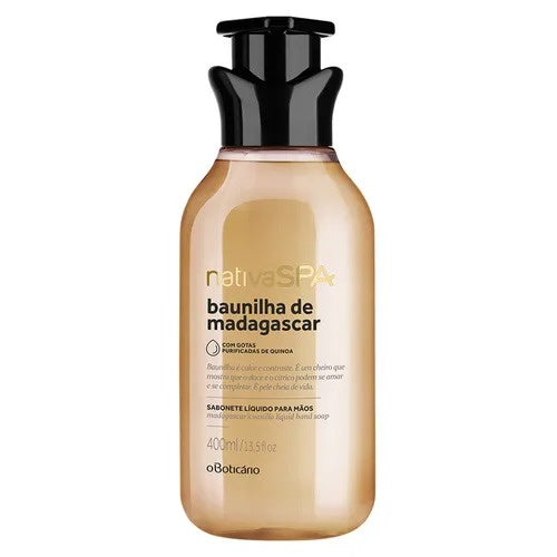 O Boticario, nativaSPA Madagascar Vanille Liquid Hand soap, 400 ml