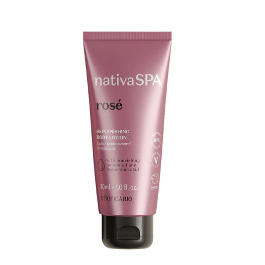 O Boticário Mini Loção Corporal Revitalizante Nativa Spa Rosé, 30ml